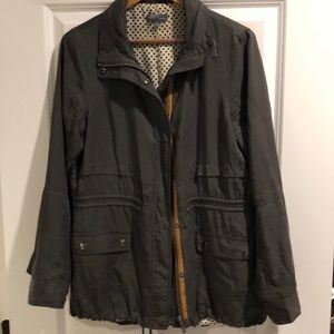 Olive green utility/anorak jacket